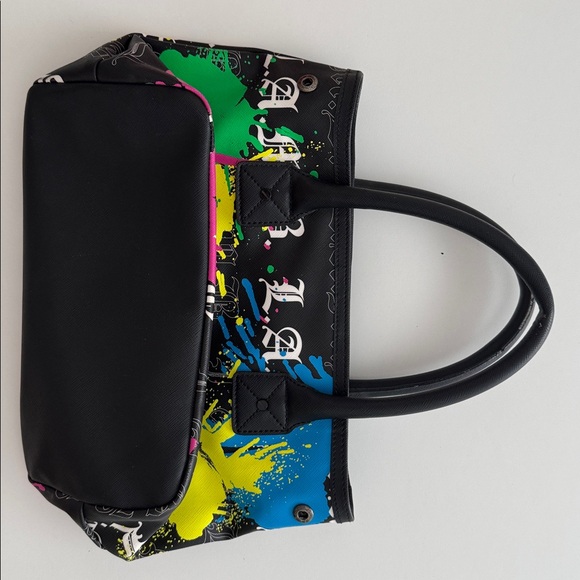 L.A.M.B. Black Graffiti Tote by Gwen Stefani - Picture 12 of 12